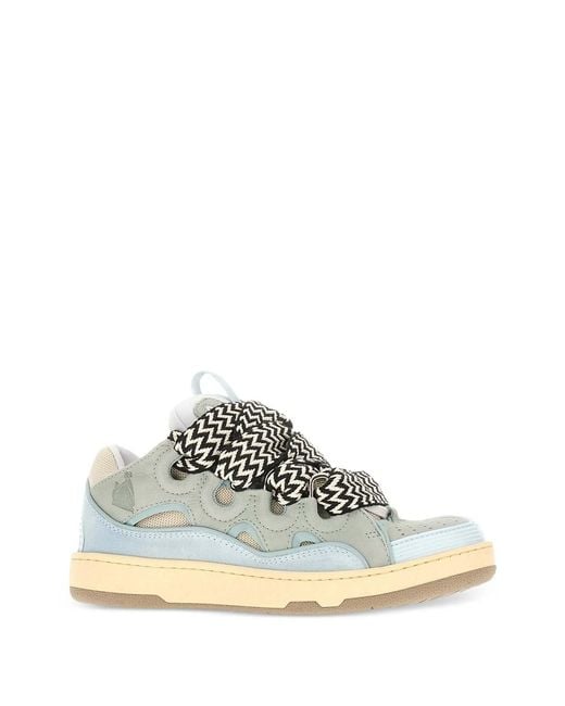 Lanvin Blue Curb Sneakers