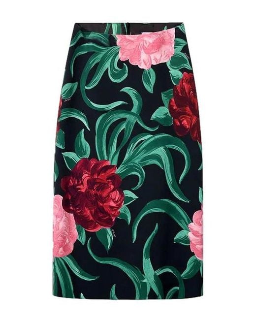 LaDoubleJ Green Pencil Skirt