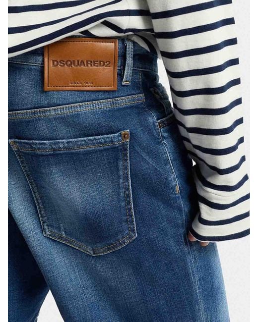 DSquared² Blue Trousers for men