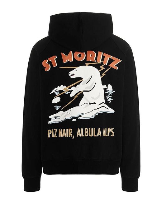 Bally Black Cotton Sweatshirt for men