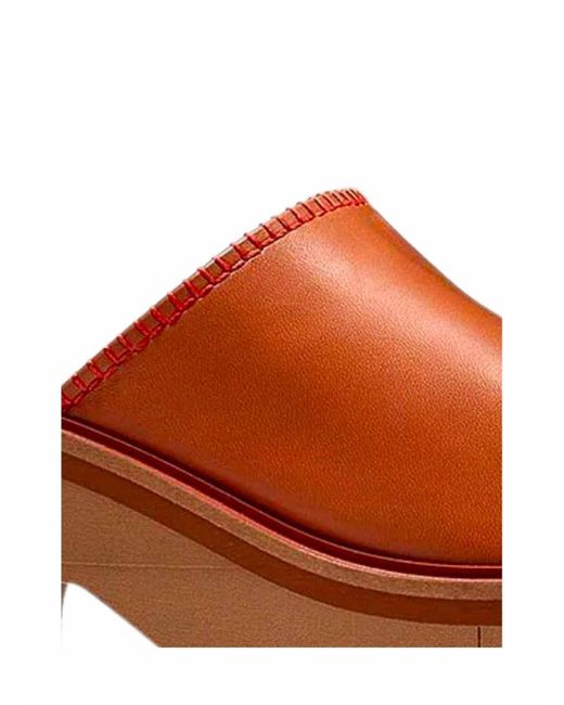 Robert Clergerie Orange Cessy Sandals