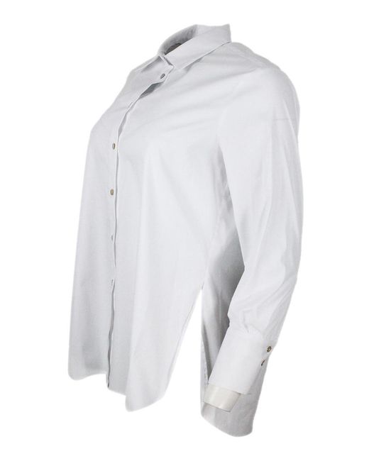 Barba Napoli Gray Shirt