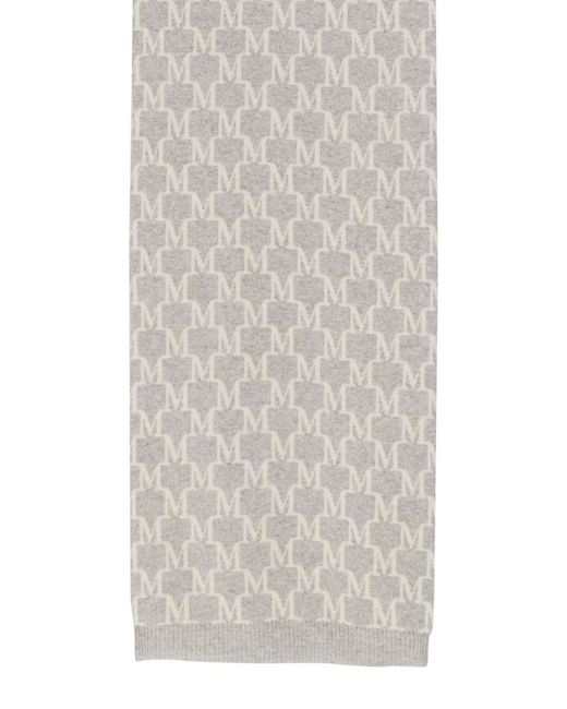 Max Mara White Orli Scarf