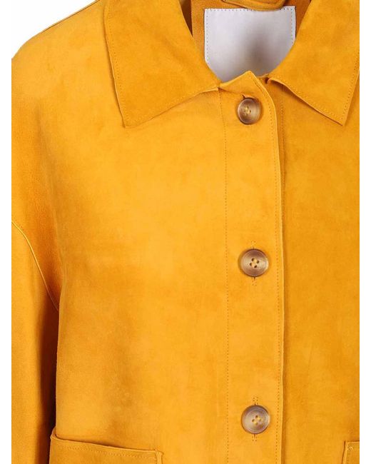 Blusotto Orange Asia Suede Jacket