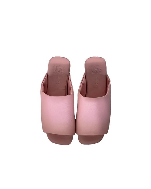 LA ROSE Pink Sabot Nappa