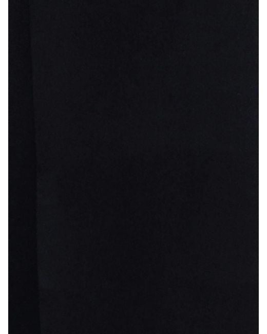 Max Mara Black Monogram Embroidered Cashmere Stole