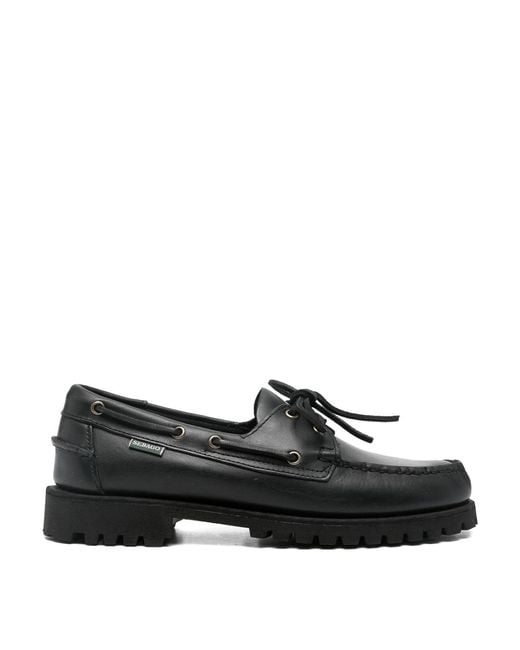 Sebago Black Ranger Waxy Loafers for men