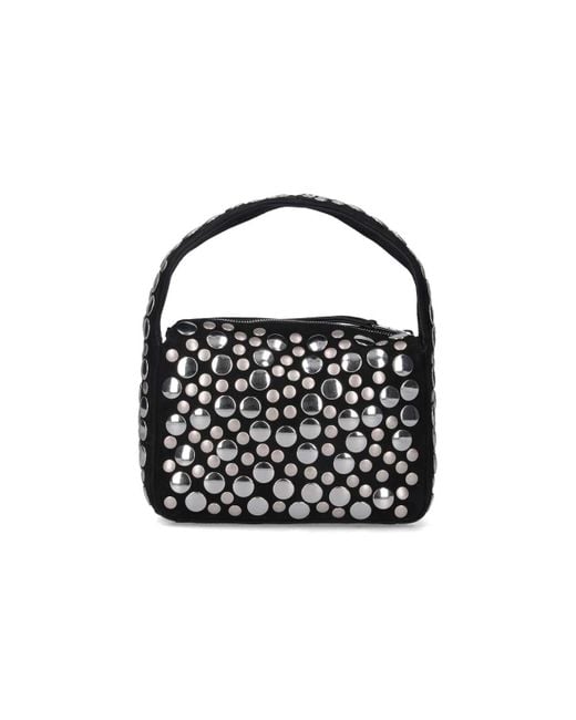 Khaite Black Small Bag With Studs