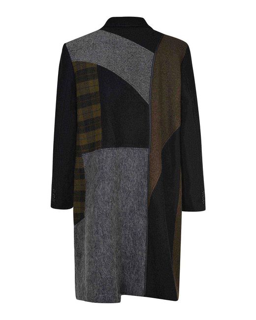 ANDERSSON BELL Black Coat Made Of Wool Blend for men