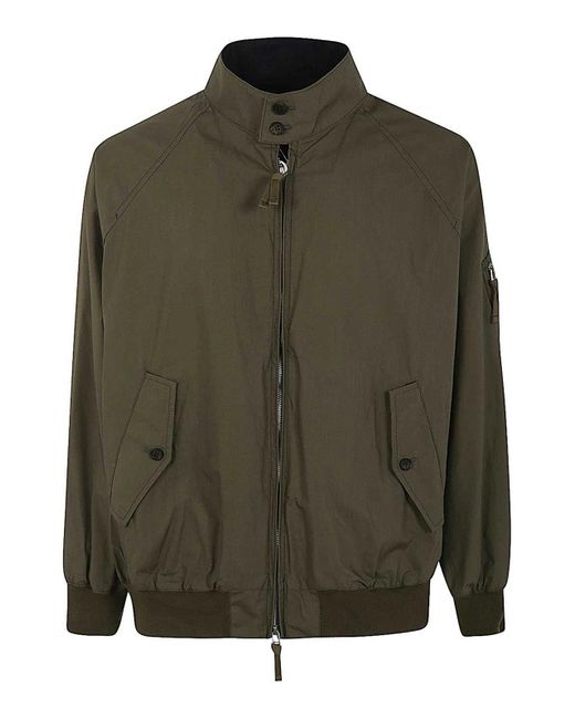 Comme Des Garcons Hommes Plus Green Washed Cotton Bomber With Side Zip for men