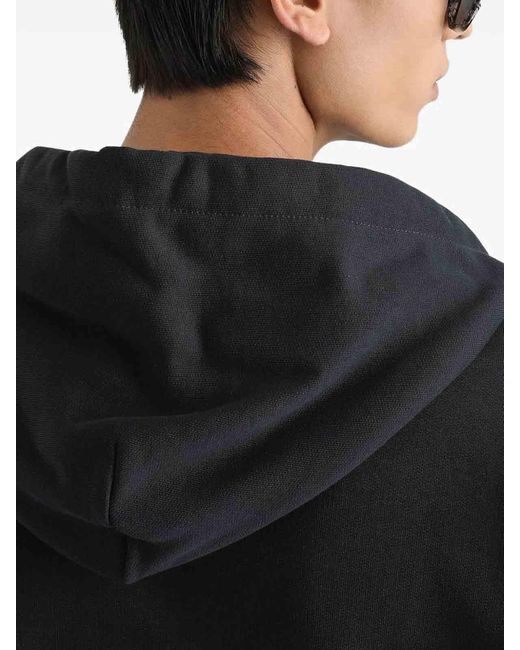 Dolce & Gabbana Black Zip Up Hoodie for men