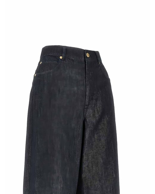 Max Mara Blue High-Waisted Jeans