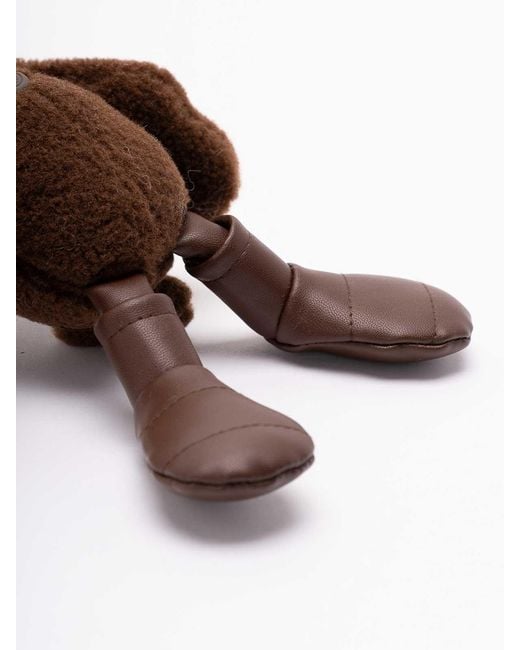 Moncler Brown Duck Key Ring for men