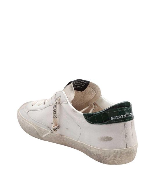 Golden Goose Deluxe Brand White Super Star Sneakers for men