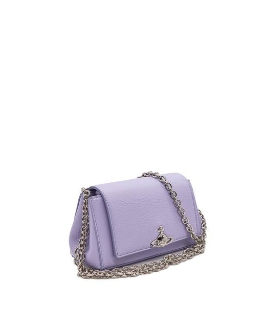 Vivienne Westwood Purple Hazel Small Handbags