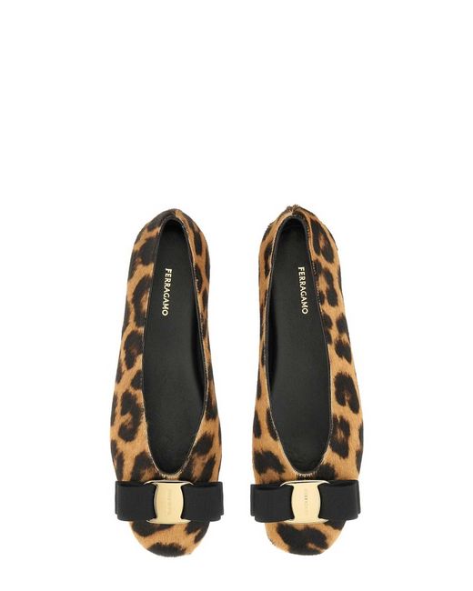 Ferragamo White Flat Shoes