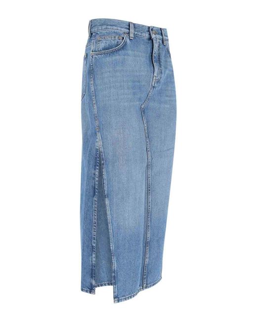 Givenchy Blue Gonna Midi