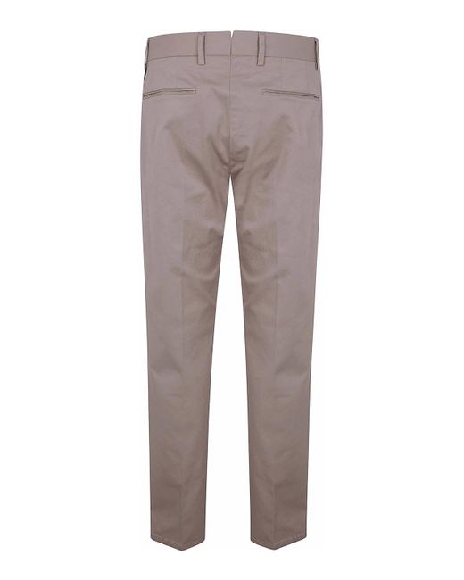 Incotex Gray Regular Leg Trousers for men