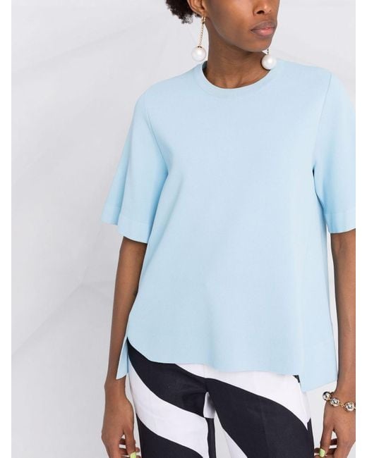 Stella McCartney Blue Crew Necks