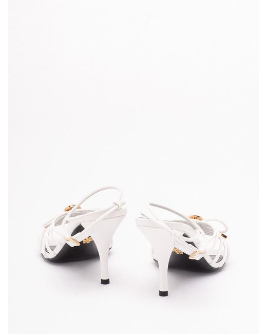 Versace White Sandals