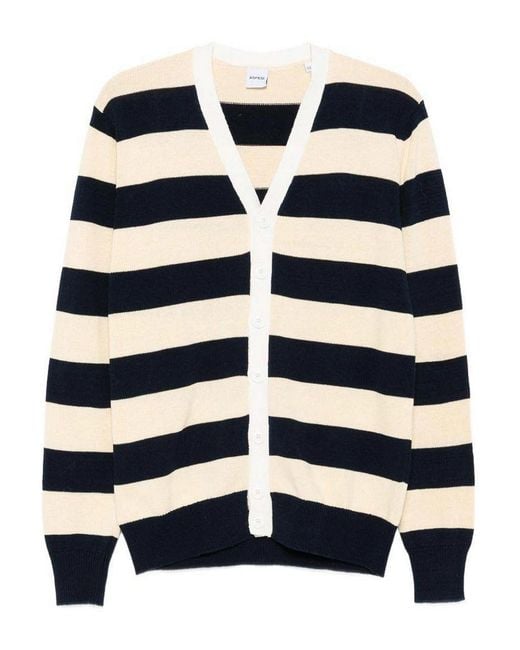 Aspesi Blue Cardigan for men