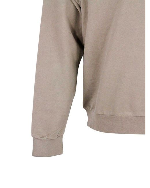 04651/A TRIP IN A BAG Gray Sweatshirt for men