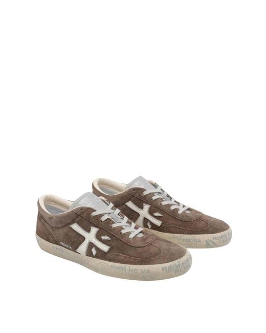 Premiata Brown David Sneakers for men