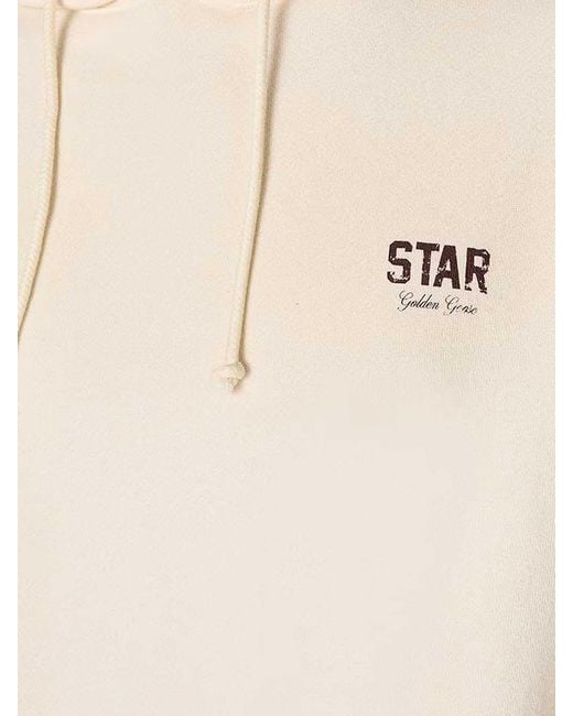 Golden Goose Deluxe Brand Natural Oversized Cotton Sweatshirt for men