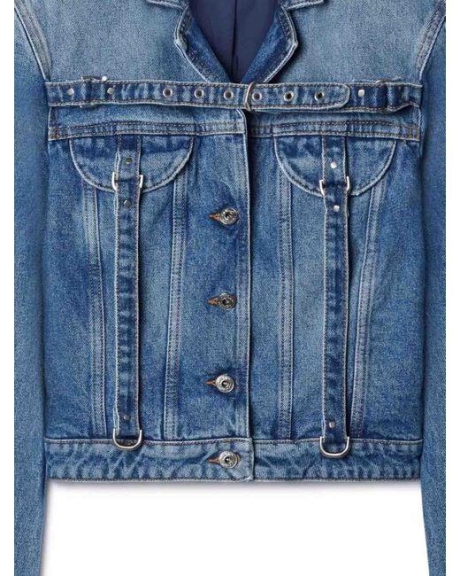 Off-White c/o Virgil Abloh Blue Denim Jackets