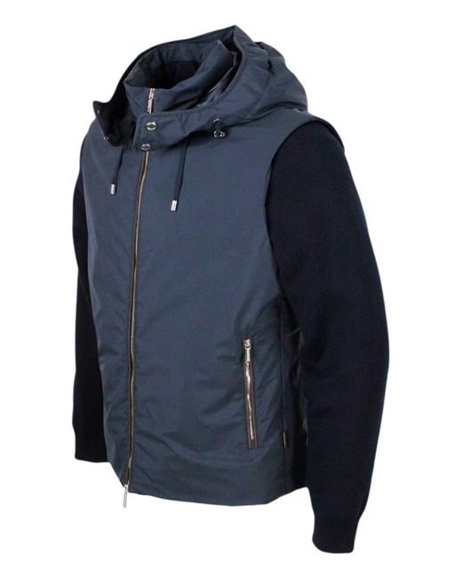 Moorer Blue Jacket for men