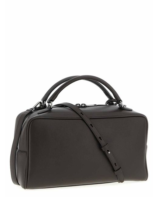 Brunello Cucinelli Black Boston Explorer Medium Handbag