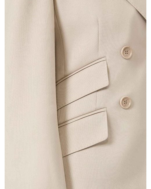 Max Mara Natural Placid Raw Jacket