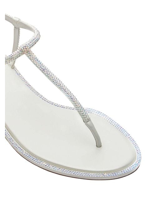 Rene Caovilla White Thong