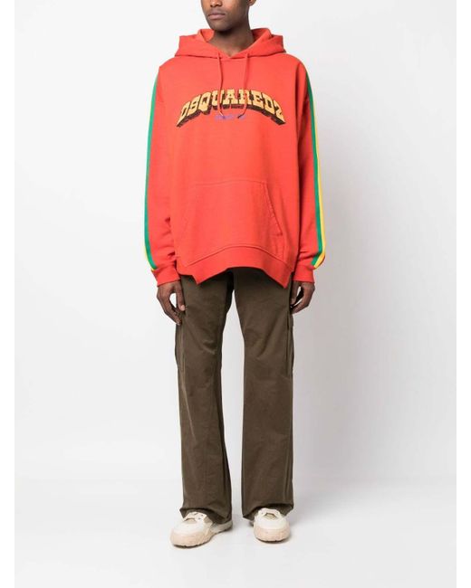 DSquared² Pink Hoodie for men