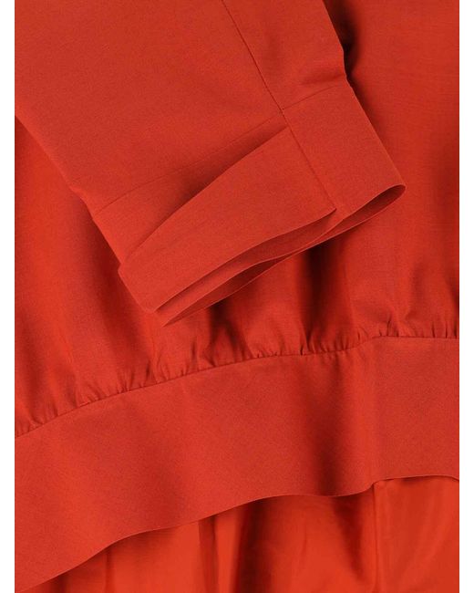 Lacoste Red Technical Taffet Jacket for men