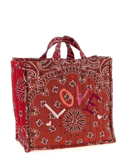 Call it By Your Name Red Medium Shopping Bag