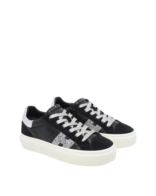 Hogan Black H705 Sneakers