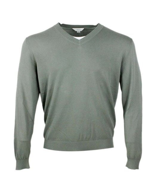 Malo Green Sweater for men