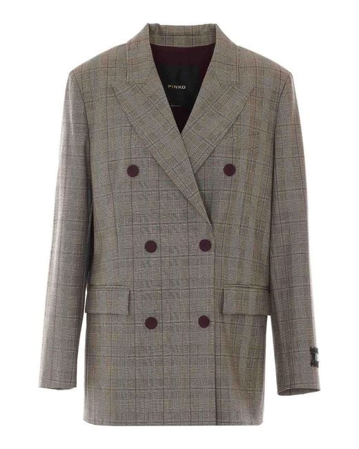 Mulberry Gray Check Jacket