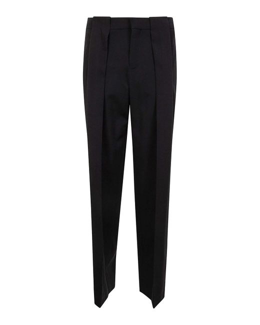 Balmain Black Gdp Pleated Pants for men