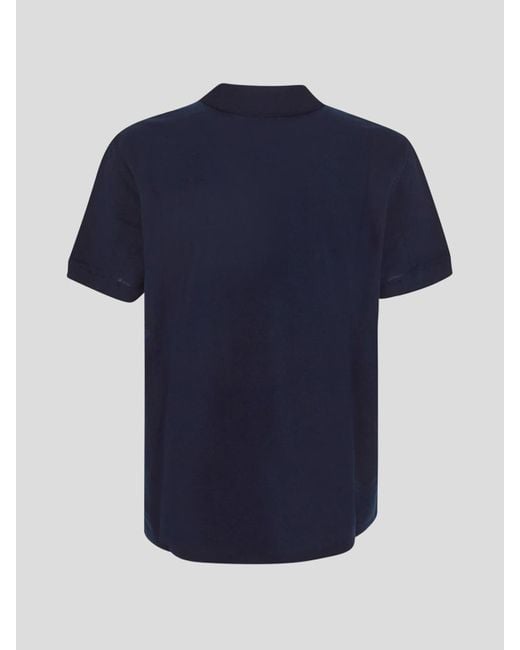 McQueen Blue Crew-Neck Printed Cotton T-Shirt for men