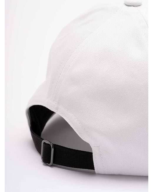 Moncler White Baseball Cap