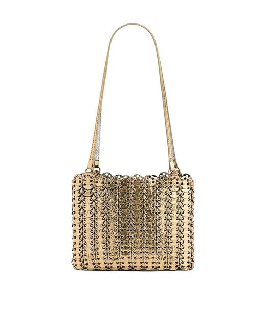 Rabanne White Sac A Main Leather Hand Bag