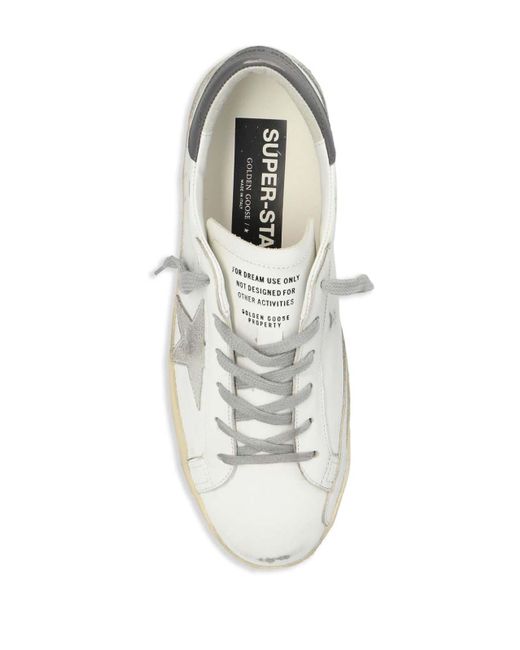 Golden Goose Deluxe Brand White Super-Star Leather Sneakers