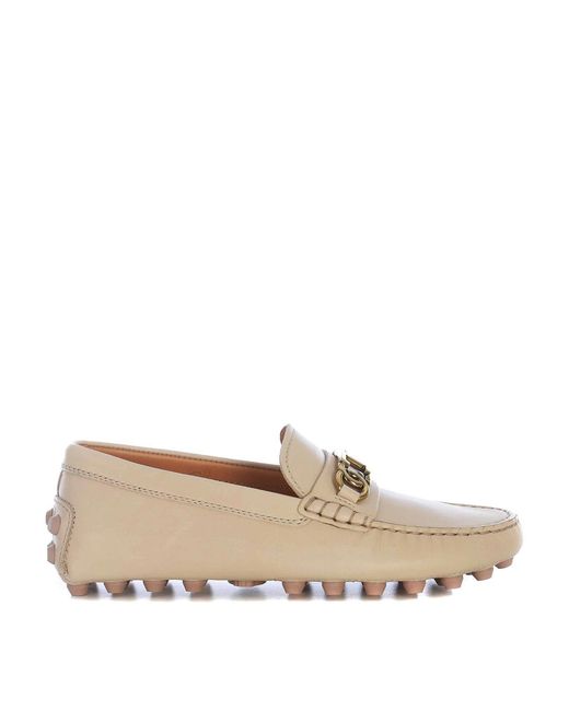 Tod's Natural Mocassins "Bubble"