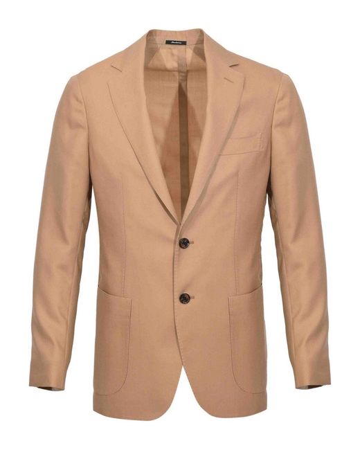Sartorio Napoli Natural Single-Breasted Jacket for men