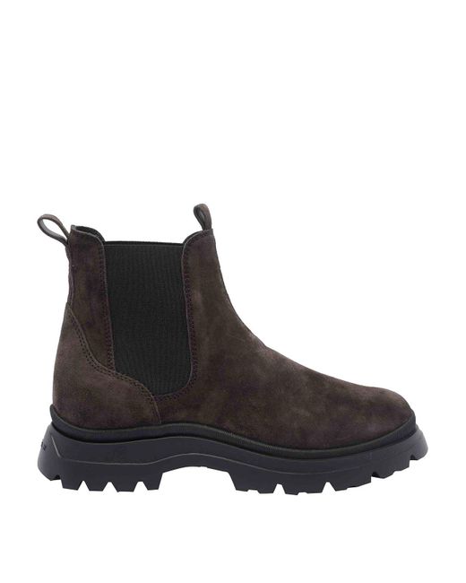 Hogan Black Chelsea H692 Booties for men