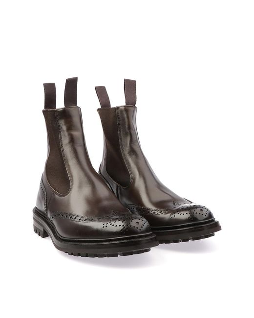 Tricker's Black Henry Ankle Boots for men