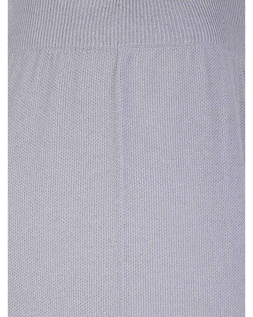 Fabiana Filippi Gray Wide Leg Trousers