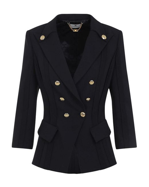 Elisabetta Franchi Black Blazers